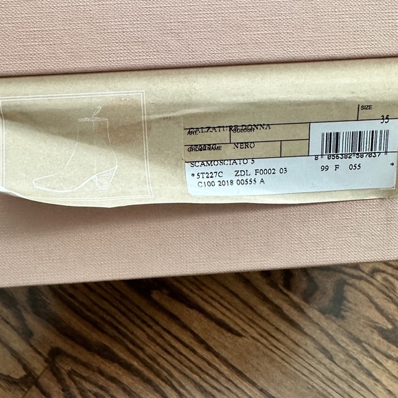 Miu miu black suede ankle booties - Picture 3 of 8